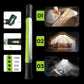 🛠️⚡ Rechargeable LED Work Light with Hook，3 modes, dual 2600mAh batteries, 3+ hours runtime – tough & portable.