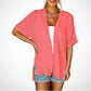 🥳SUMMER HOT SALE🥳💞50K+ SOLD!💥50% OFF! 🔥 2026 New Stylish Flowy Short Sleeve Cardigan