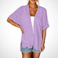 🥳SUMMER HOT SALE🥳💞50K+ SOLD!💥50% OFF! 🔥 2026 New Stylish Flowy Short Sleeve Cardigan