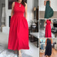 🥳SUMMER HOT SALE🥳💞50K+ SOLD!💥50% OFF! 🔥Women's Elegant Crew Neck Maxi Dress