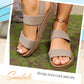 📢📢50% OFF !! ⏰Women's Non-Slip Casual Sandals with Wide Elastic Straps 