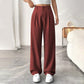 🏆2026 New Style 50% OFF💝Women's High Waisted Straight Leg Work Trousers with Side Pockets -✨Smart & Casual Look for Office and Beyond