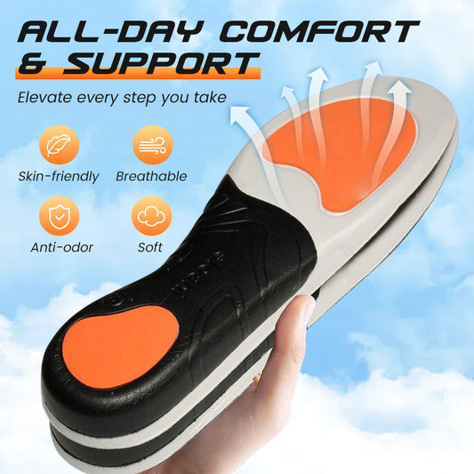 👟Buy 1 Get 1 Free👟 Sports Shock-Absorbing Insoles with Arch Support – All-Day Comfort & Impact Protection 🏃‍♂️⚡