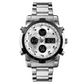 🥳2026 HOT SALE🥳💞50K+ SOLD!💥50% OFF! Waterproof Analog‑Digital Watch – Date, day & second time zone. Stainless steel strap, shock‑resistant. Practical & durable for daily wear. ⌚💪