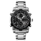 🥳2026 HOT SALE🥳💞50K+ SOLD!💥50% OFF! Waterproof Analog‑Digital Watch – Date, day & second time zone. Stainless steel strap, shock‑resistant. Practical & durable for daily wear. ⌚💪