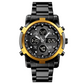 🥳2026 HOT SALE🥳💞50K+ SOLD!💥50% OFF! Waterproof Analog‑Digital Watch – Date, day & second time zone. Stainless steel strap, shock‑resistant. Practical & durable for daily wear. ⌚💪