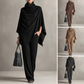 🧥New arrival 40% OFF!🥰 Women's Turtleneck and Wide Leg Pants Set – Soft Fabric, Relaxed & Versatile Fit ✨
