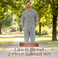 💎 -50% ON MEN'S LINEN BLEND SET! 💎 Breathable 2-Piece Collared Shirt & Pants for Summer Relaxation