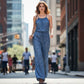 🌸 50% OFF NOW! 🌸Women's Sleeveless Drawstring Waist Summer Jumpsuit