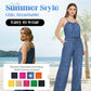 🌸 50% OFF NOW! 🌸Women's Sleeveless Drawstring Waist Summer Jumpsuit