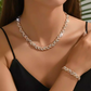 🥳2026 HOT SALE🥳💞50K+ SOLD!✨ 💝Double the Sparkle | Leaf Link Necklace & Bracelet