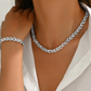 🥳2026 HOT SALE🥳💞50K+ SOLD!✨ 💝Double the Sparkle | Leaf Link Necklace & Bracelet