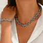 🥳2026 HOT SALE🥳💞50K+ SOLD!✨ 💝Double the Sparkle | Leaf Link Necklace & Bracelet