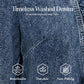 🧥 2026 NEW STYLE ＆ 50% OFF NOW! 🌸 Women's Ruffle Trim Open-Front Denim Jacket – Lightweight & Feminine – Versatile & Chic 👗