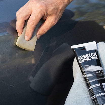 ✨HOT SALE✨Pxcxu Universal Car Scratch Remover Wax – Removes Scratches, Restores Shine & Easy Application💧