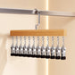 📢📢Buy 1 get 1 free !! ⏰360° Swivel Multi-Hook Wardrobe Organizer--10 clips