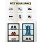 📢📢50% OFF !! ⏰Vertical Shoe Rack for Entryway – Space-Saving, Sturdy Metal Frame & Easy Assembly 👟👠