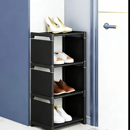 📢📢50% OFF !! ⏰Vertical Shoe Rack for Entryway – Space-Saving, Sturdy Metal Frame & Easy Assembly 👟👠