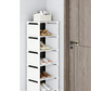 📢📢50% OFF !! ⏰Vertical Shoe Rack for Entryway – Space-Saving, Sturdy Metal Frame & Easy Assembly 👟👠