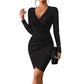 🎁New arrival 50% OFF💥Long Sleeve Sparkle Dress – Stunning Shine for Parties & Events! ✨