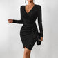 🎁New arrival 50% OFF💥Long Sleeve Sparkle Dress – Stunning Shine for Parties & Events! ✨