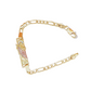 💎 50% OFF! 💎 Figaro Link Bracelet – Unisex Gold-Tone Chain with Religious Icons, Durable & Hypoallergenic (3 Finishes) ⛓️🙏