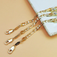 💎 50% OFF! 💎 Figaro Link Bracelet – Unisex Gold-Tone Chain with Religious Icons, Durable & Hypoallergenic (3 Finishes) ⛓️🙏
