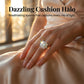 💖LAST DAY SALE 50% OFF!!✨Brilliant Double Halo Square Ring for Women– Sparkle & Shine Every Day! ✨