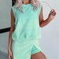🥳SUMMER HOT SALE🥳💞50K+ SOLD!💥50% OFF! 🔥Women's Casual Summer 2 Piece Tank Top and Lined Split Skirt Set