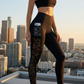 🔥50％ OFF🔥Women's Mesh High Waist Yoga Pants with Pockets