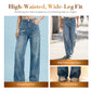 🔥2026 New Style🔥Women's Floral Jacquard Wide-Leg Denim Pants