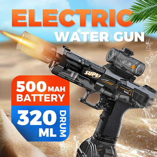 🔥Last day of the limited-time 50% off sale🔥Automatic Electric Water Gun – Rechargeable, Easy to Use for Kids & Adults