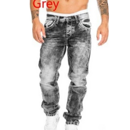 💎 50% OFF! 💎Fast Shipping 🚚💨Men's Fashion Creative Stretch Denim Jeans,Minimalist Style Suitable For Summer, Emo Style
