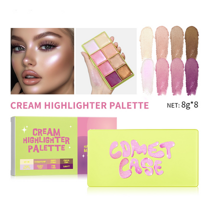 🔥HOT SALE🔥8-Color Cream Blush and Contour Palette