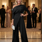 👗 50% OFF NOW! ✨ Women's Elegant One-Shoulder Jumpsuit – Wide-Leg Flow, Wrap Skirt Detail & Premium Breathable Fabric for a Chic Look 💃