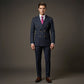 🔥Hot Sale Offers-Men's Double-Breasted Pinstripe Suit Set