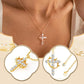 🥳2026 HOT SALE🥳💞50K+ SOLD!💥50% OFF! 🔥Exquisite Cross Necklace with Rotating Crown