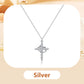 🥳2026 HOT SALE🥳💞50K+ SOLD!💥50% OFF! 🔥Exquisite Cross Necklace with Rotating Crown