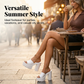 📢📢50%  OFF !! ⏰Standing At The Forefront Of Fashion👧Slip-On Open Toe Lug Sole Sandals