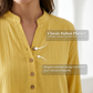 🎁New arrival 50% OFF💥Women's Plus Size Henley V Neck Shirt– Flattering, Soft & Stylish! ✨