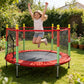 💗LAST DAY SALE 50% OFF⚡50K+ SOLD💕4.6ft Kids' Trampoline with Safety Enclosure Net