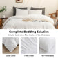 🔥50％ OFF🔥Luxury Seersucker Textured Bedding 4-Piece Set – Cool, Stylish & All Season!