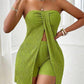 🔥2026 New Style🔥Flattering Split Hem Strapless Matching Set – Ready for Daily & Vacation! ✨