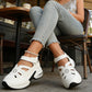 🔥Spring Hot Sale🔥Breathable Hollow Platform Wedge Sandals – Slim Fit & Fashion Forward