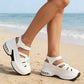 🔥Spring Hot Sale🔥Breathable Hollow Platform Wedge Sandals – Slim Fit & Fashion Forward