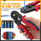 📢📢50% OFF !! ⏰Ratchet Tubular Terminal Wire Crimpers Set | Precision Indent Crimping Tool