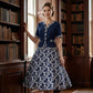 🥳SUMMER HOT SALE🥳💞50K+ SOLD!💥50% OFF! 🔥Elegant Floral Print A-Line Dress