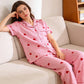 🔥2026 New Style🔥Love in Every Stripe: Women's Heart-Print Pajama Set for Ultimate Cozy Glam!