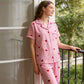 🔥2026 New Style🔥Love in Every Stripe: Women's Heart-Print Pajama Set for Ultimate Cozy Glam!