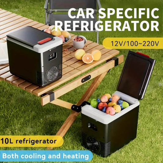 ⏳Limited-time 50% off⏰2 in 1 Car Cooler & Warmer – Mini Fridge for Road Trips🚗🧊